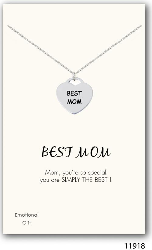 Best mom silver pendant